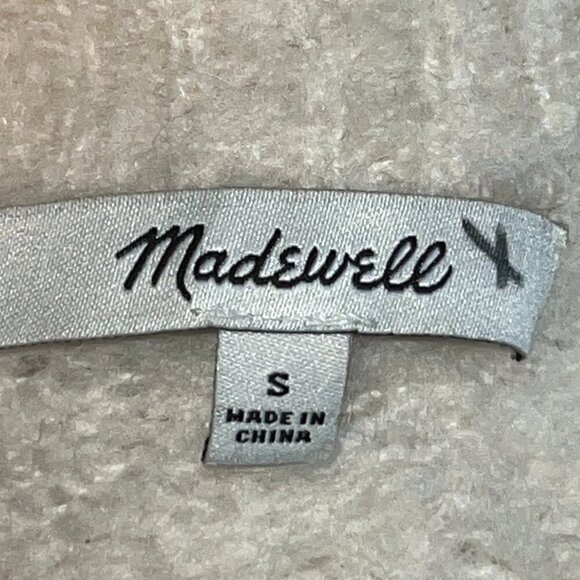 MADEWELL ALPACA BLEND CREAM TURTLE NECK NUBBY KNIT SWEATER - EUC - SIZE S - Picture 10 of 14